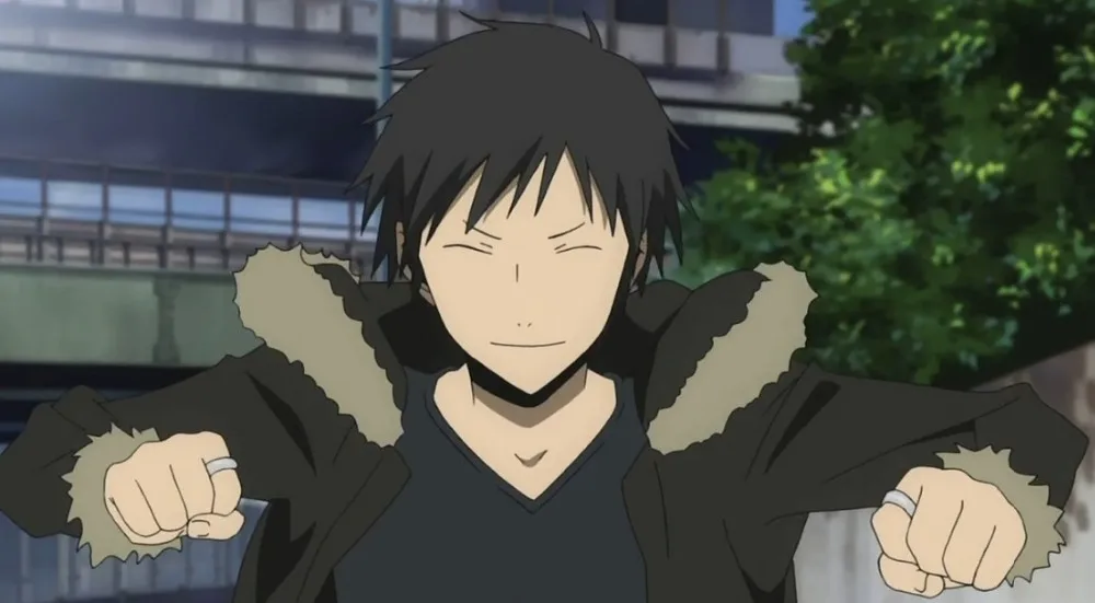 Набор из 2 колец аниме Durarara Orihara Izaya титановое стальное кольцо косплей