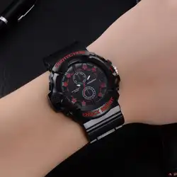 Лидирующий бренд военные часы Для мужчин модные Повседневное силиконовые спортивные наручные часы мужской часы relogio inteligente 2018 # C