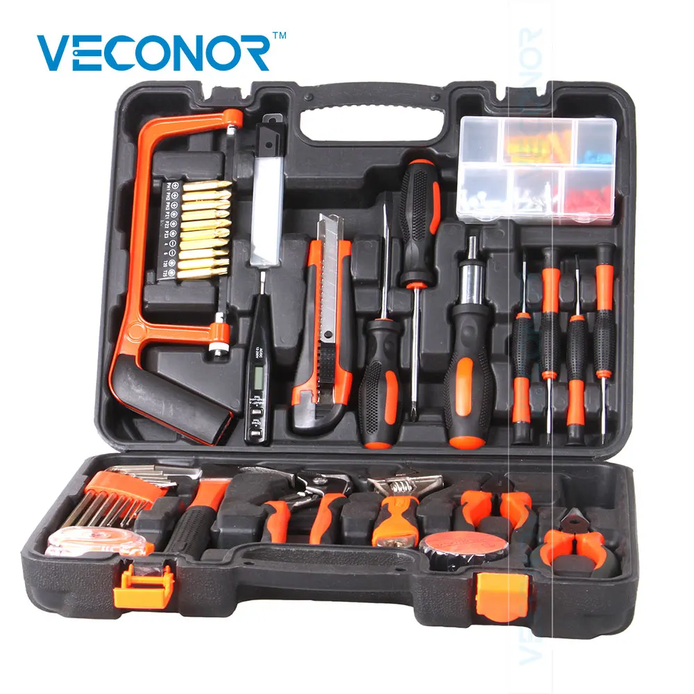 

Combination Hand Tools Kit Set Multifunctional Woodworking Metalworking For Home DIY Use Repairing Most Details