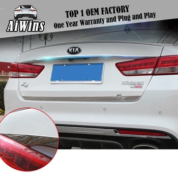 

Aiwins Car Styling Rear Door Tail Gate stainless steel Trim Cover Sticker For KIA K5 16-18 Exterior tail door trim Decoration