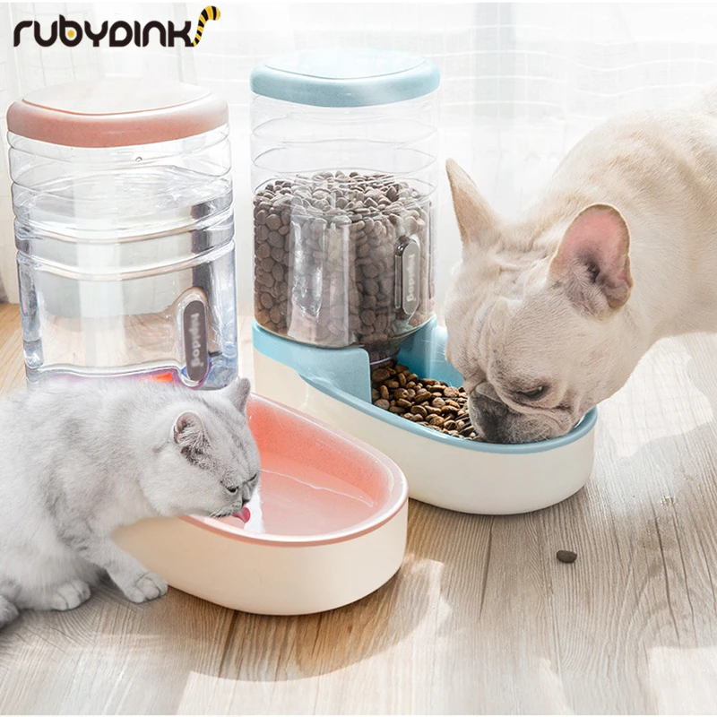 

Automatic Pet Feeder Large Capacity Water Dispenser For Dog Cat Drinker Water Bowl For Dogs Dog Water Bottle Cat Bowls 3.8L