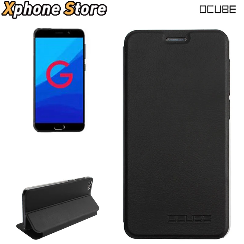 Чехол OCUBE для UMIDIGI G, защитный чехол с текстурой личи, горизонтальный откидной кожаный чехол с держателем для смартфона Umidigi