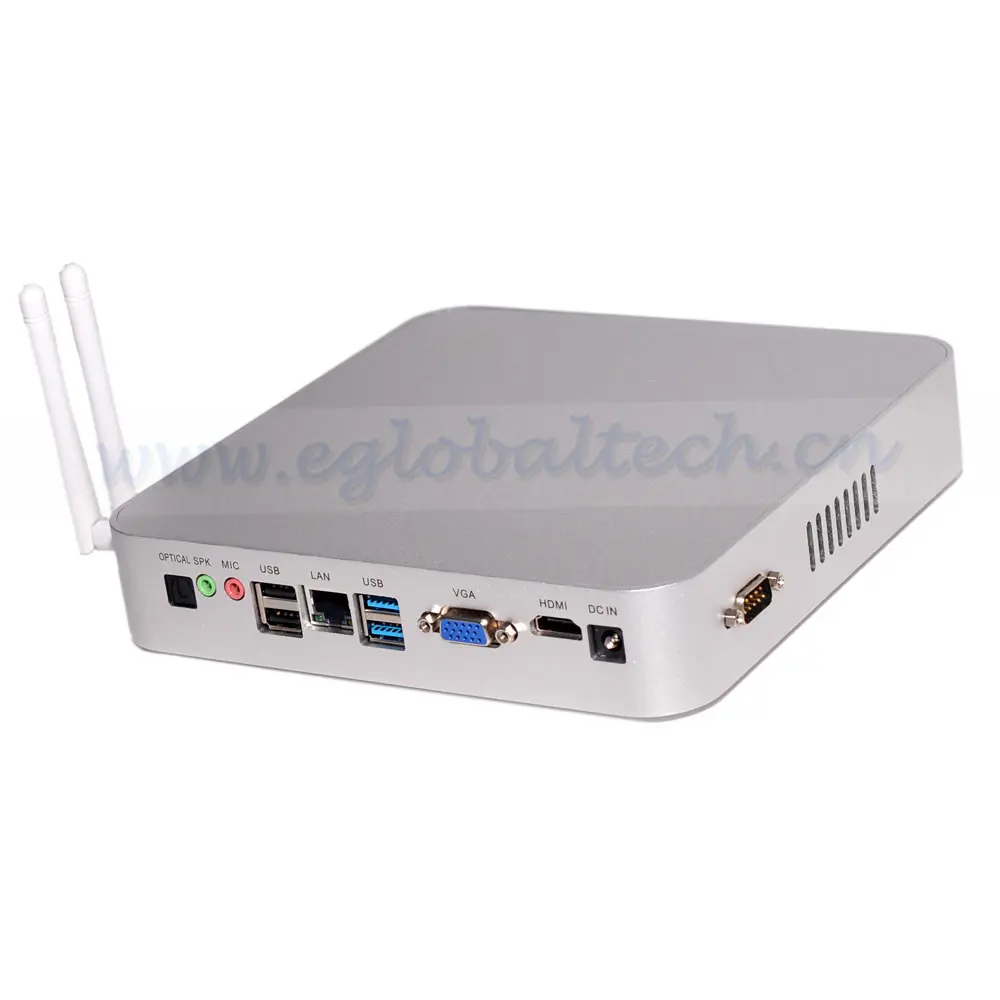 Fanless Mini PC N3150 Quad Core Barebone Nettop PC RTL8111DL RJ45 Lan USB3.0 HTPC Industrial Thin Client PC