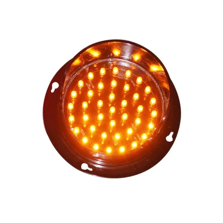 DC12V customized 100mm yellow signal light high brightness traffic