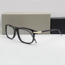 Бренд Дизайн Том ацетат бизнес очки мужские ретро оптические очки по рецепту оправа женские очки oculos de grau