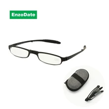 Складные мини очки для чтения с Чехол+ RX+ 1,0 до+ 3,5 дальнозоркости очки Гибкая оптика Карманный считыватель