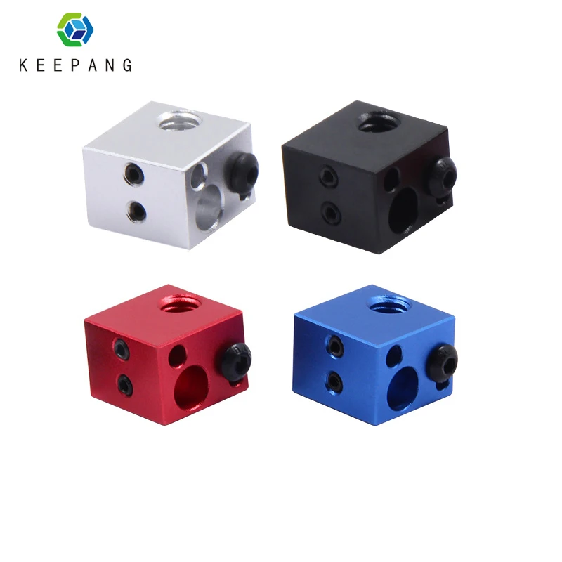 

Kee Pang Maketbot Heat Block Suitable for 3D printer heating aluminum block Black Red heating block for j-head extruder hotend