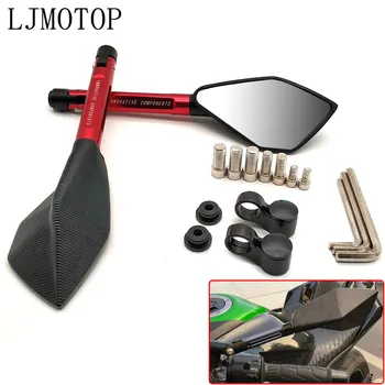 

CNC Motorcycle Mirrors Moto Rearview Mirrors Side Mirrors accessories For yamaha xt 600 mt10 mt 09 tracer suzuki drz/ltz 400 600