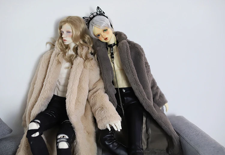 1/3 1/4 жакет для куклы имитация меха трава длинное пальто для 1/3 1/4 BJD SD Uncle doll аксессуары кукольная одежда