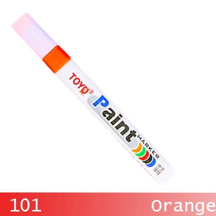 Toyo восточные краски ing Pen Sa101 Краска Маркер перманентных шин ручка Fix автомобилей сломанные бренды = - Цвет: 1 pcs orange