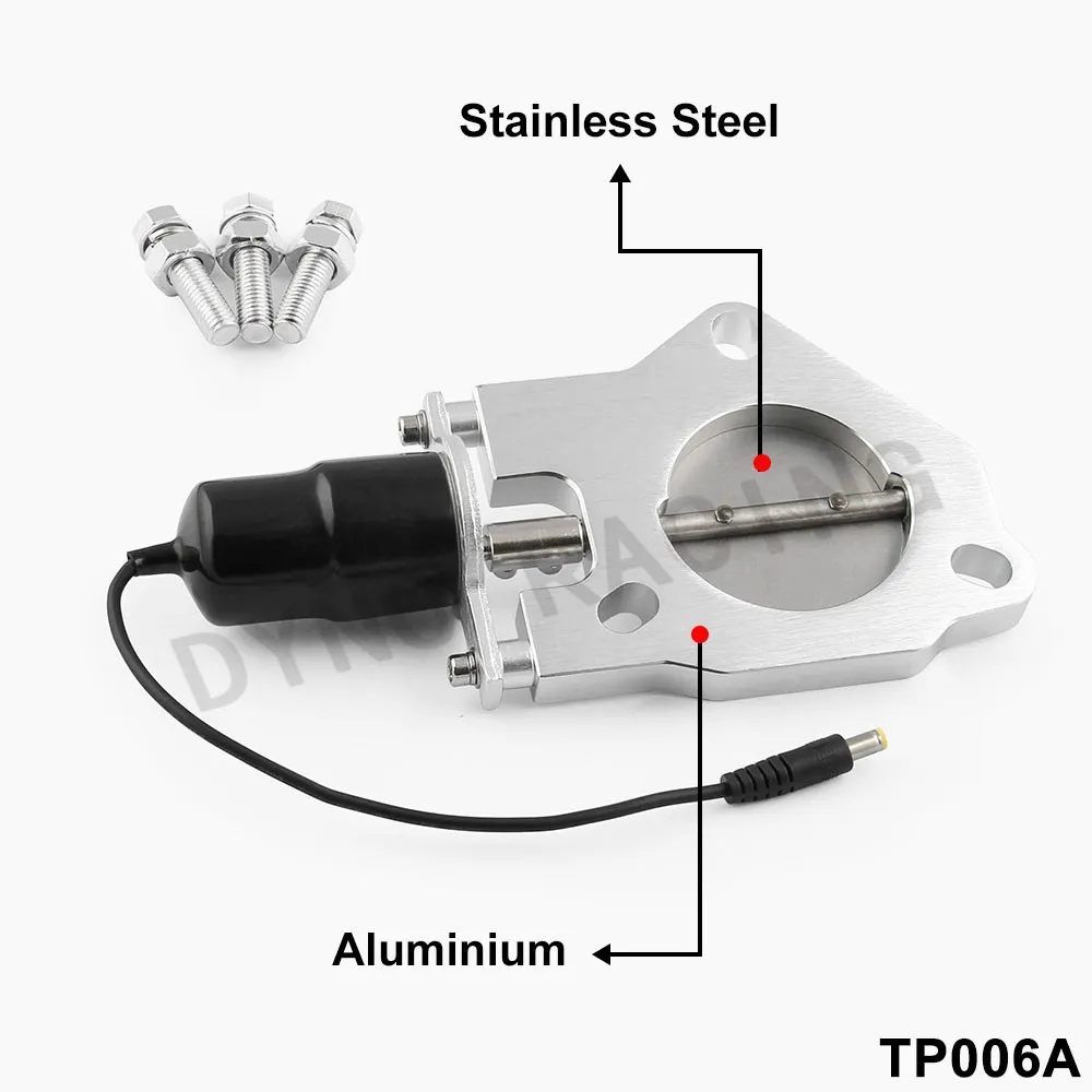 2 комплекта, " или 2,25" или 2," или 3" Нержавеющая электрическая выхлопная труба, вырезанный клапан управления двигателем, Комплект болтов TP006AX2+ TP014X4