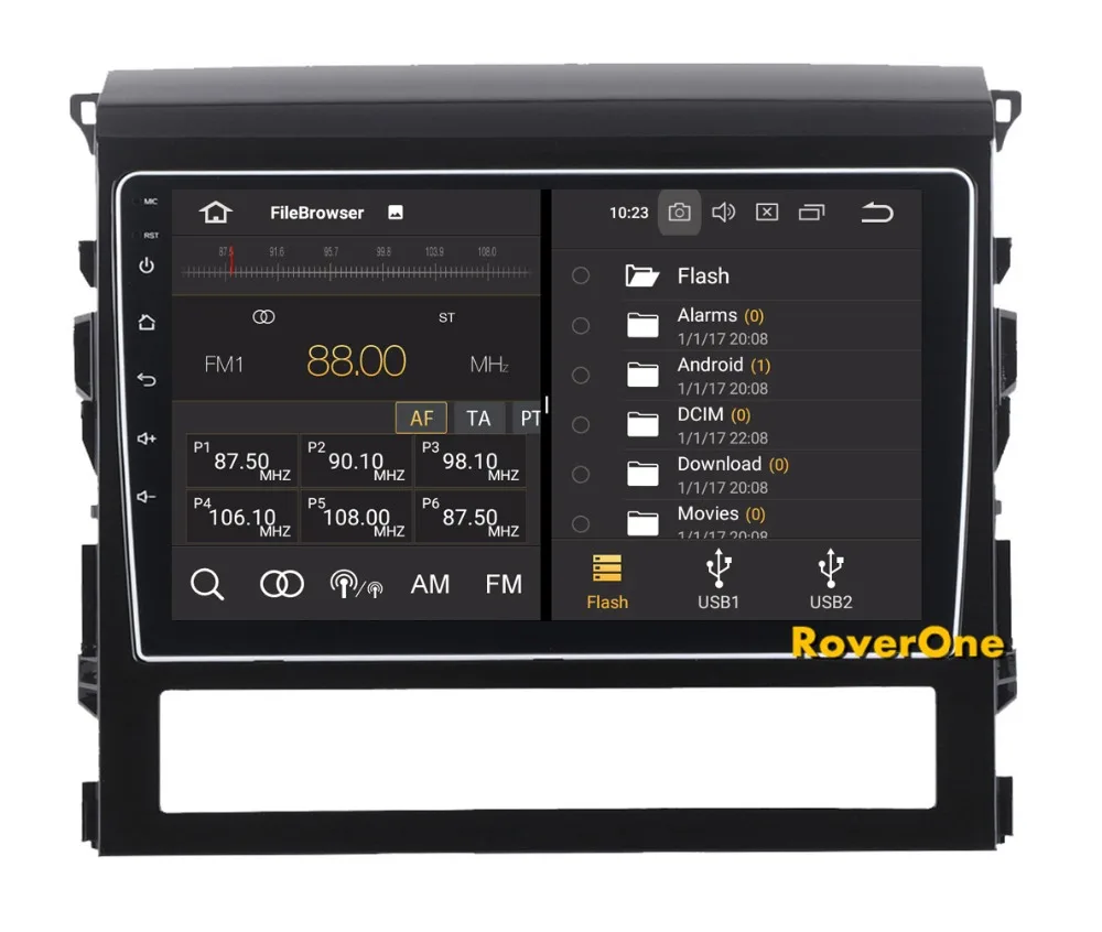 Flash Deal RoverOne Car Multimedia Player For Toyota Land Cruiser 2016 Android 9.0 Octa Core 9