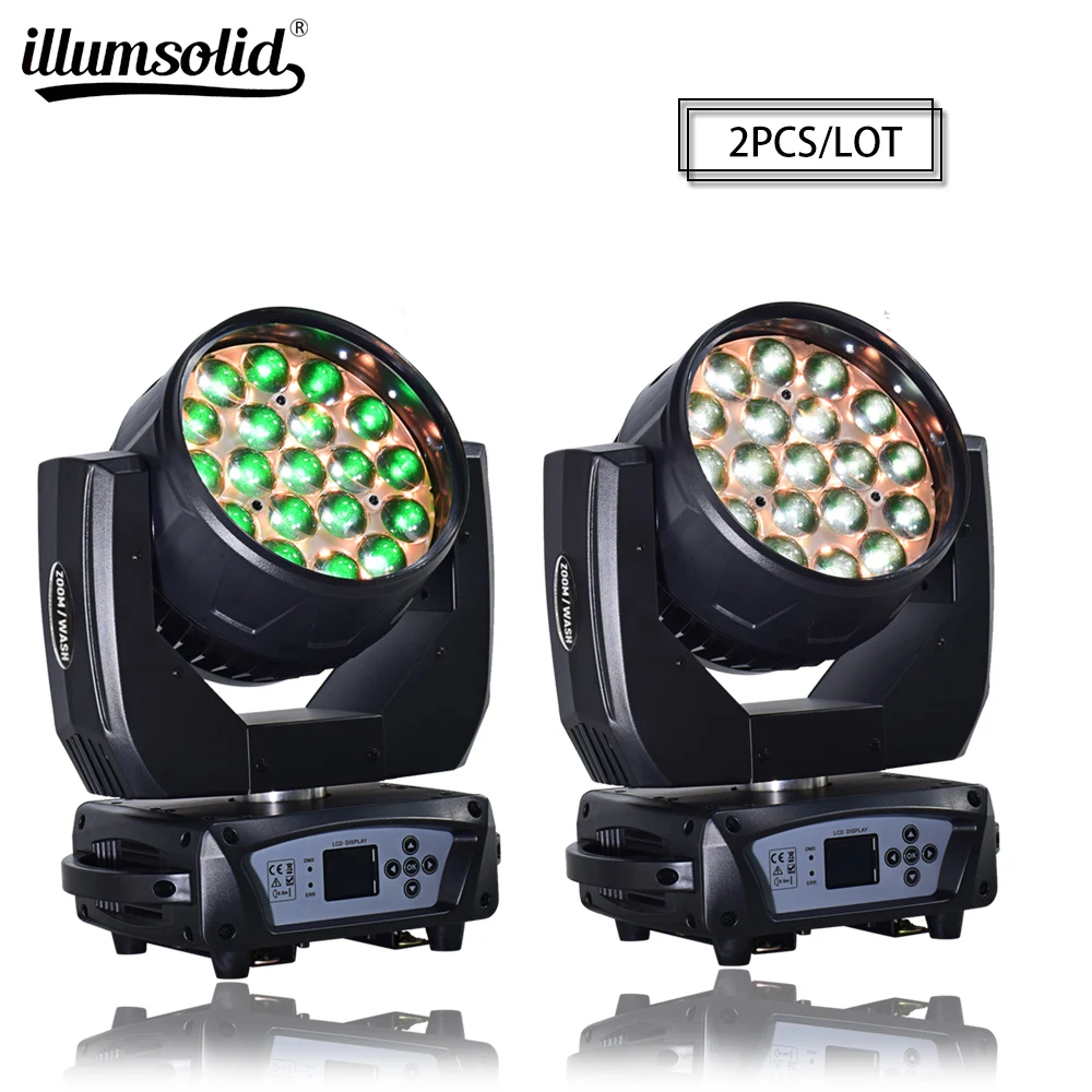 

LED beam DMX Spot 19x15w zoom Club DJ Stage Lighting Party Disco Moving heads Light 2pcs/lot