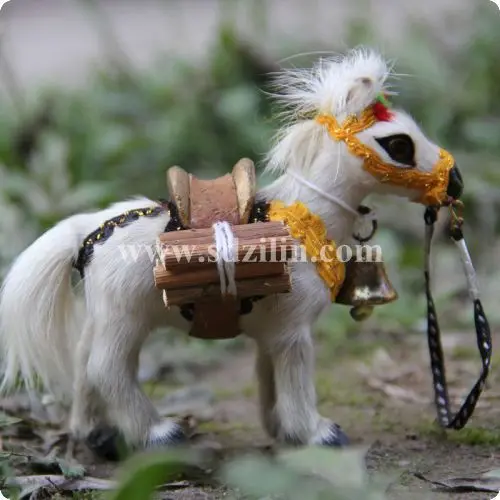 Hot sale kids toys/ simulation mini horse / horse model /handmade and