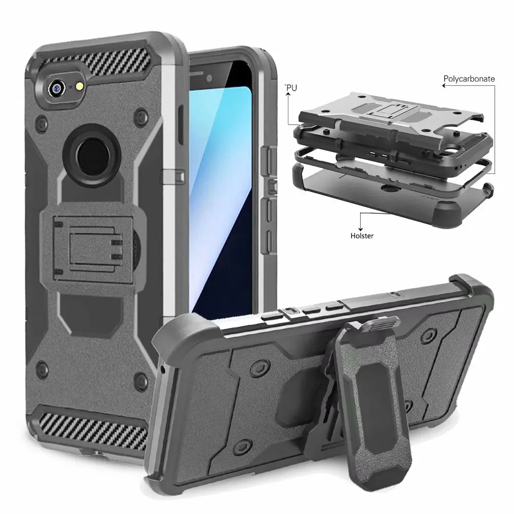 

For Google Pixel 3 Cover UYFRATE Shockproof Silicone Full Protective Armor Defender Case For Google Pixel 3 XL 3 Pixel2 XL