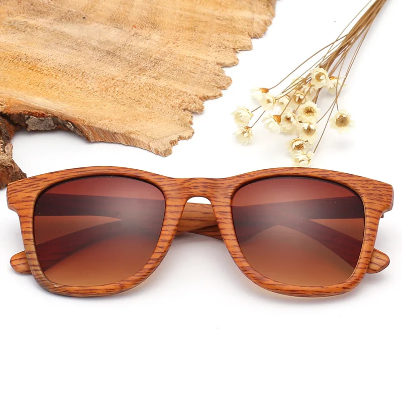 Buy 2017 trendy retro imitation wood sunglasses wild wooden sunglasses wood