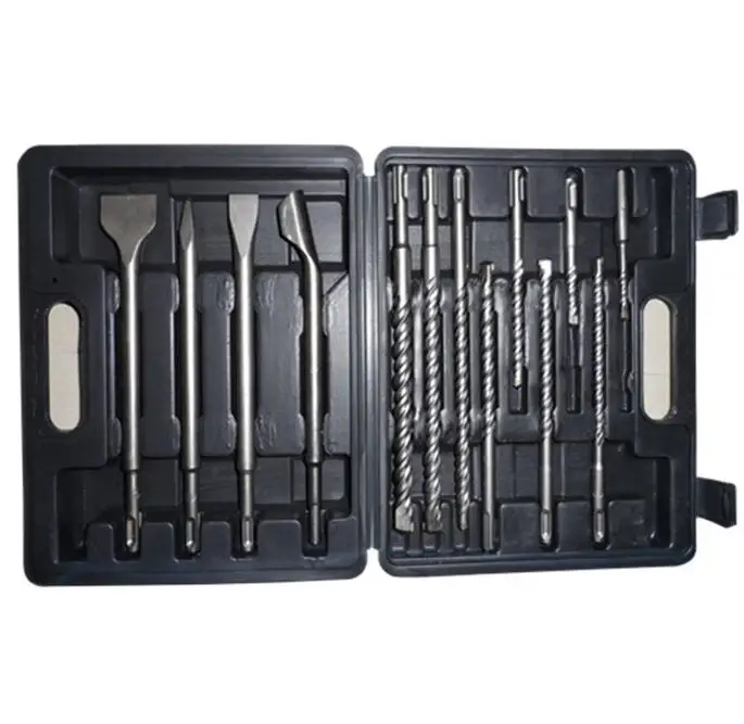 

17-piece set of carbide hammers steel chisel combination set