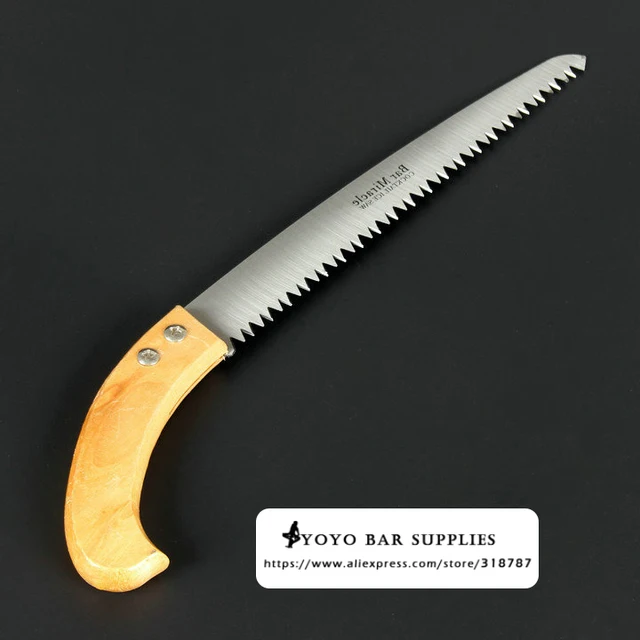 Bar tools cut hard hand ice saw bartender ice special saw gardening