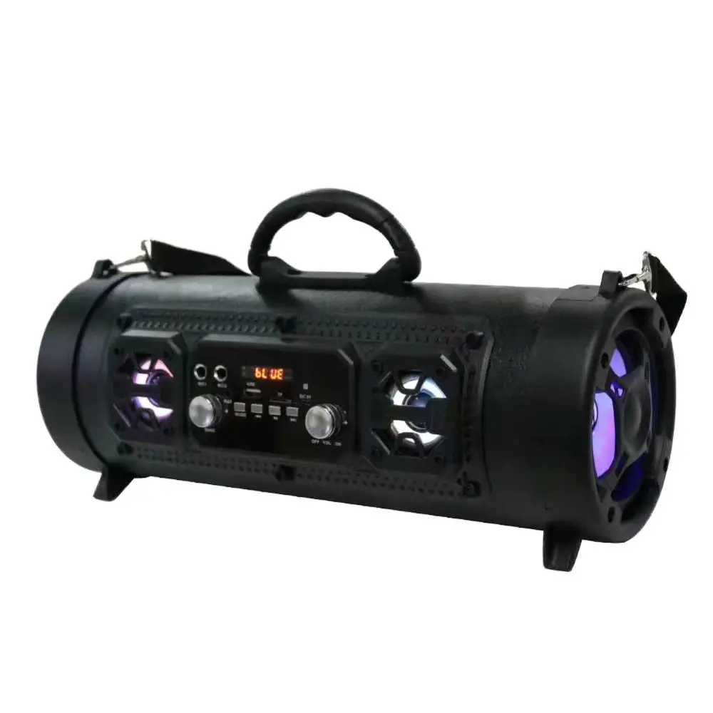 

Portable Bluetooth Hifi Speaker FM Radio Move KTV 3D Sound system Sound bar subwoofer portable column bluetooth speaker FM radio