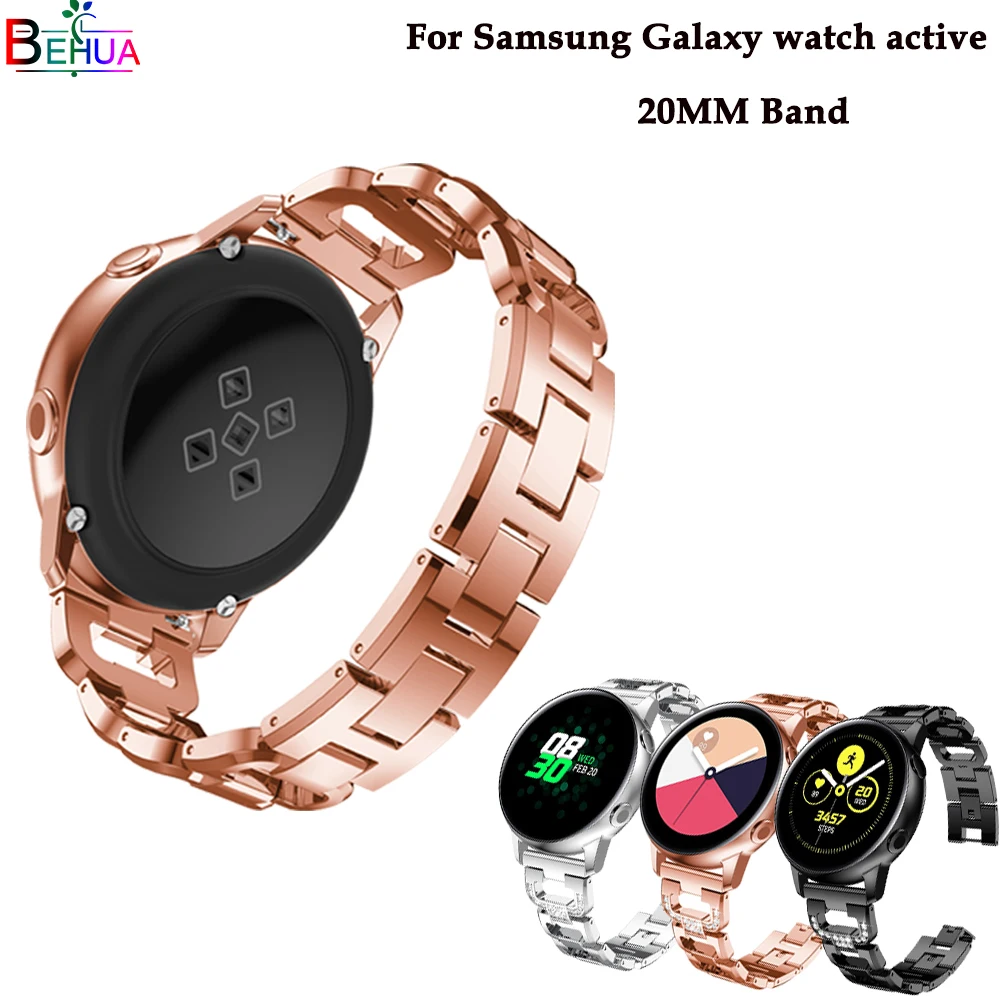 MS бриллиантовый модный ремешок для часов samsung Galaxy watch активные умные часы сменный Браслет для samsung gear S2/Galaxy 42 мм