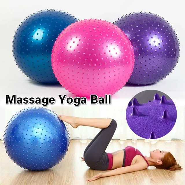 Yoga Balls Bola Pilates Fitness Gym Balance Fitball Exercise Pilates  Workout Massage Ball 55cm 65cm 75cm Pvc Sports Ball - AliExpress