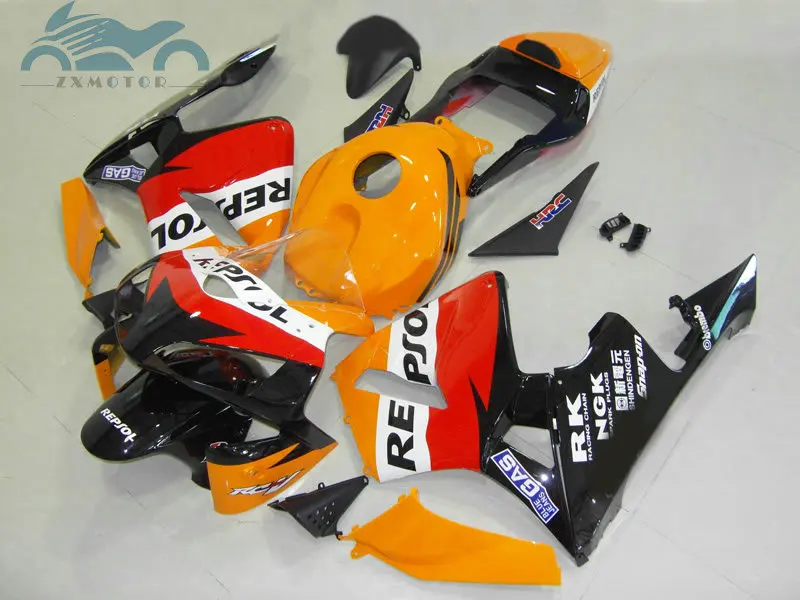 Индивидуальные инъекции обтекателя комплект Подходит для Honda CBR600RR 2003-2004 CBR 600RR 03-04 спортивная гоночная обтекаемая форма запасные части корпуса DV62