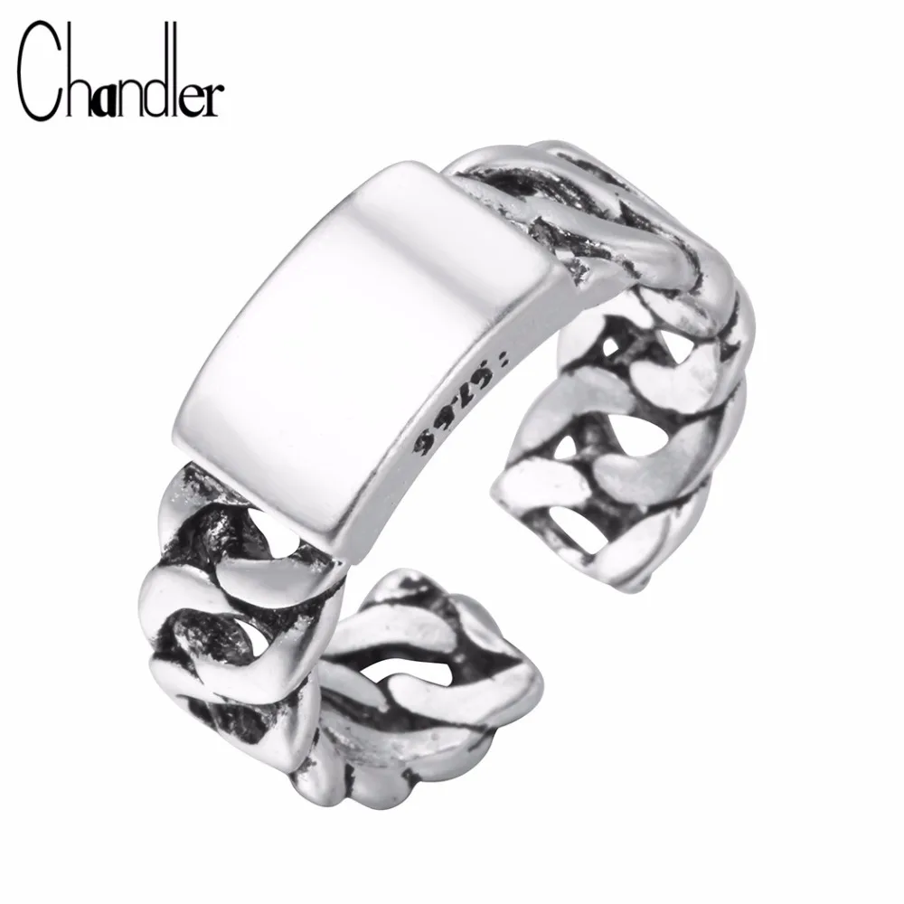 Chandler Brand Retail silver Antient Antique Finger Rings For Women Man Super Cool Alien Sale On alibaba-express