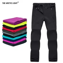 Теплый флисовый светильник для походов, катания на лыжах, сноуборде, кемпинга, лыжных штанов, водонепроницаемые флисовые штаны для женщин