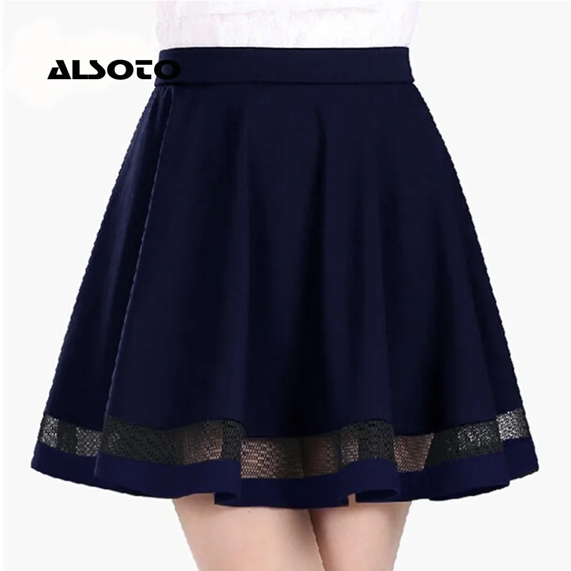 Women Skirts New Fashion Grid Design Pleated Solid Color Elastic Skirt Sexy Womens Mini Skirt Faldas Mujer Moda Women Skirts New Fashion Grid Design Pleated Solid Color Elastic Skirt Sexy Womens Mini Skirt Faldas Mujer Moda