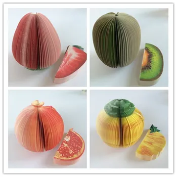

2 pieces/lot fruit memo notes series Apple notes notes