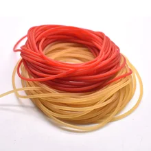 10 Meters Diameter 2mm Solid Elastic Rubber Line High Quality Natural Clolor And Red Color Fishing Rope 10 Meters Diameter 2mm Solid Elastic Rubber Line High Quality Natural Clolor And Red Color Fishing Rope