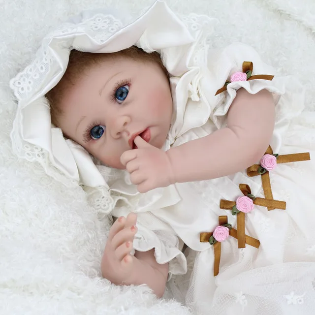 Soft Silicone Reborn Baby Dolls 55cm Realistic Lifelike