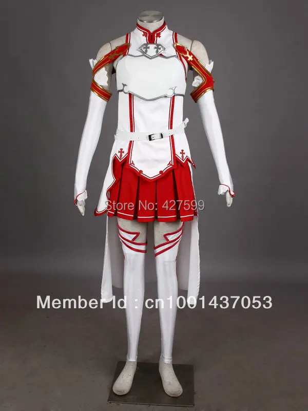 

Sword Art Online Asuna Cosplay Costume With Free Shipping