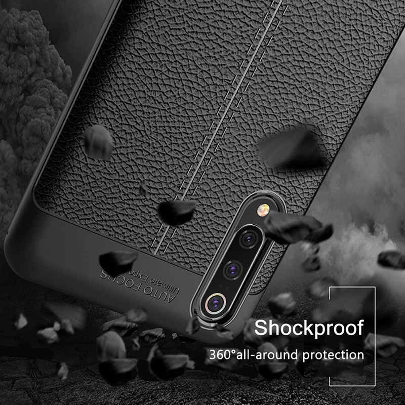 For Xiaomi Mi 9 Case Leather Soft TPU Phone Case for Xiaomi Mi 9 Mi9 SE Cover M9 Shockproof case 360full protection Cover bumper