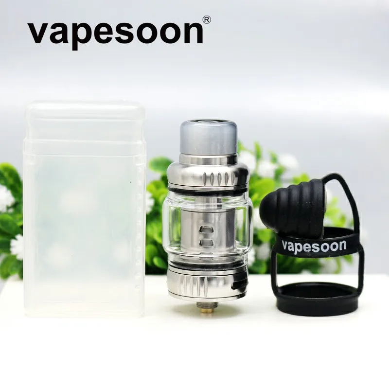 Оригинальный vapesoon VS12 Танк работа в V12 Prince-M4/Q4/X6/T10 РБА сетки катушки ядро распылитель для 30-120 мощность как Mag 225 Вт TC Mod