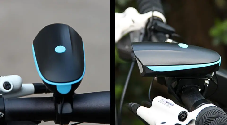 Excellent bicycle light+ bell Cycling Bike Bicycle flashlight front lights led Handlebar Ring Horns horn Electronic Alarm Bell Sound F1024 24