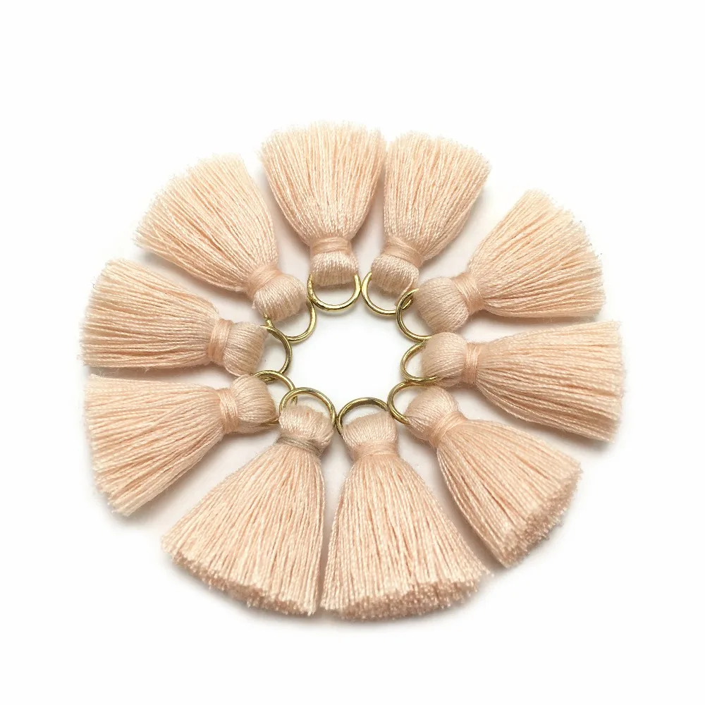 CHENGRUI L31, 10개/봉지, 2cm, 태슬, 면 태슬, 미니 태슬, 보석 액세서리, DIY 액세서리, 귀걸이 재료