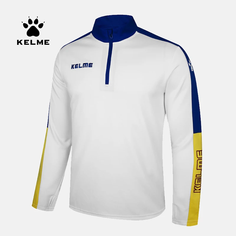 Мужской пуловер KELME свитшот на молнии спортивный тренировочный спортивная