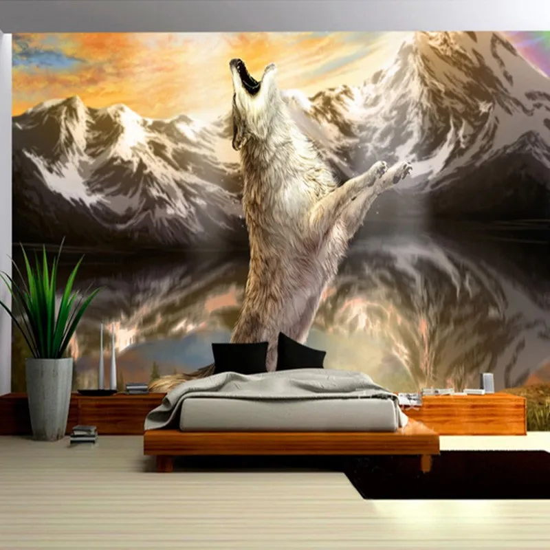 Custom-3D-Photo-Wall-Paper-Angry-Wolf-Snow-Mountain-Scenery-Background-Wall-Painting-Decoration-Living-Room (2)