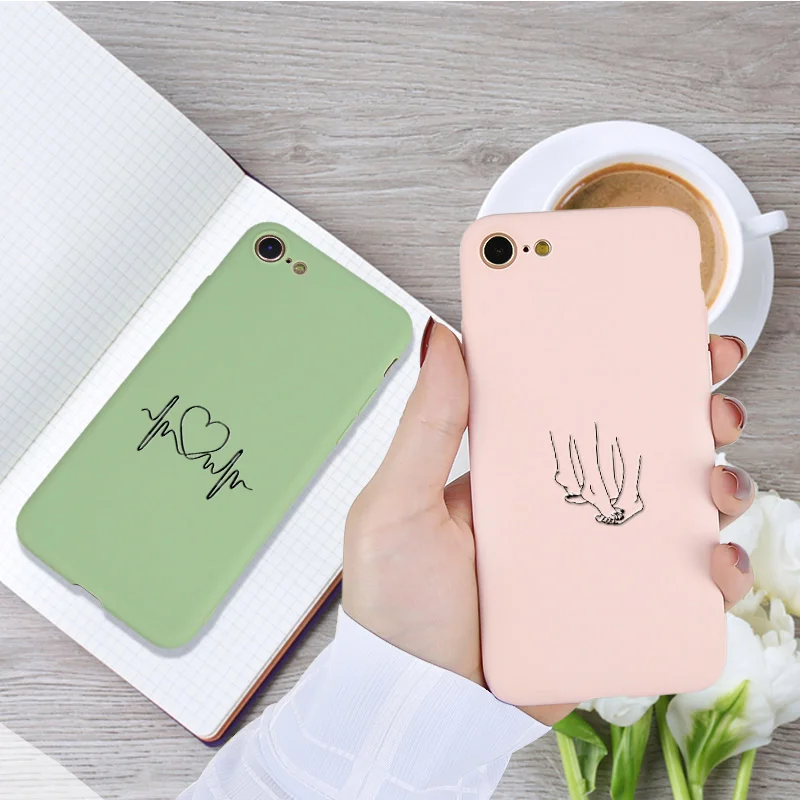 

For iPhone XR XS Max Case Candy Color TPU Soft Silicone Matte Cover For iphone 6 7 8 Plus 6S Plus Case