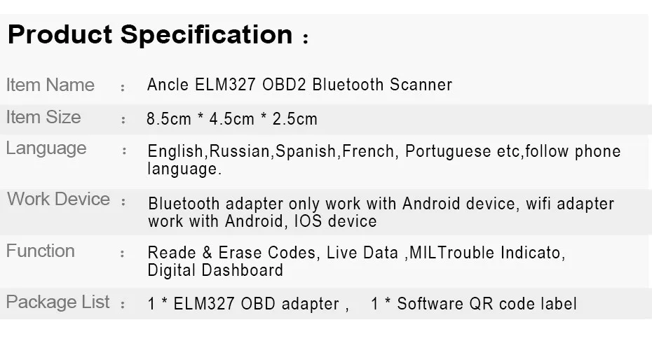 V1.5 ELM327 Bluetooth Code Reader ELM 327 Version 1.5 elm327_06