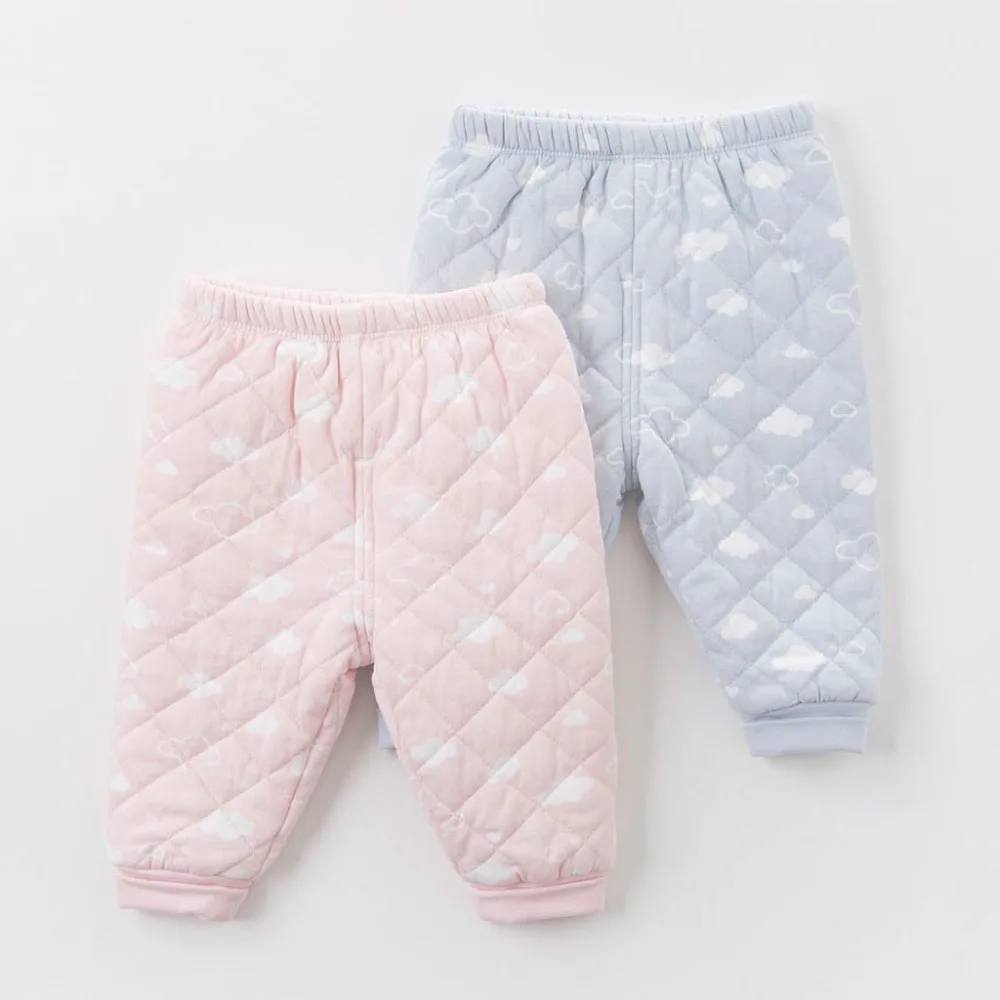 2017Fall Winter Pajama Bottoms unisex kids clothes 100Cotton Clouds