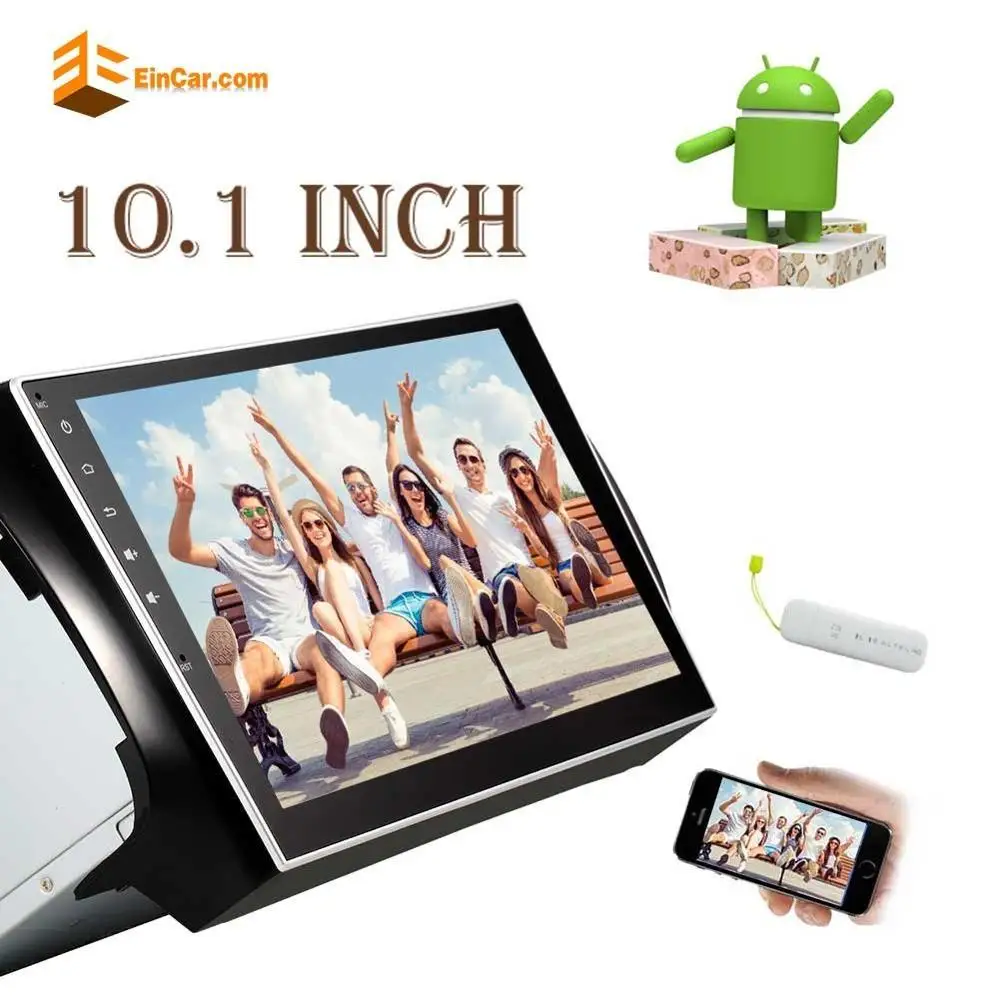 

4G Dongle Included! 10.1 Inch Android 7.1 Core Car Stereo In Dash Car RadioGPS Navigation Wifi AM/FM Auto Audio Radio for Nissan