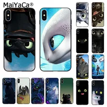 MaiYaCa Беззубик Как приручить дракона Мягкий Силиконовый ТПУ чехол для телефона Apple iPhone 8 7 6 6S Plus X XS MAX 55S SE XR чехлы