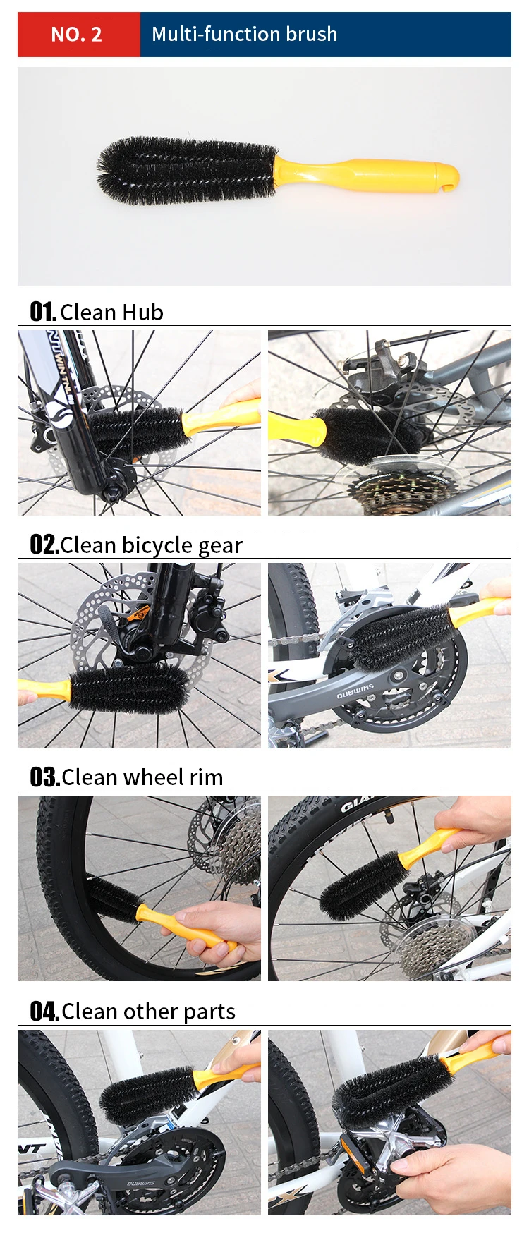 CYLION набор для чистки велосипеда набор кистей для MTB цепь для дорожного велосипеда колесо профессиональное Велосипедное оборудование очистка велосипеда набор инструментов