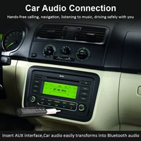 ממ גק Bluetooth אוזניות Bluetooth לרכב ערכות 4.1 מתאם 3.5 מ"מ ג