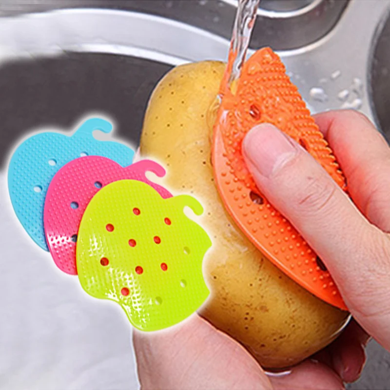 

Cooking Tools Kitchen Accessories Multi-functional Fruit Vegetable Brush Easy Cleaning Brush for Potato Kitchen Home Gadgets
