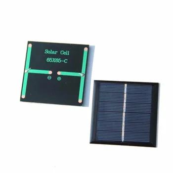 

0.6W 3V Polycrystalline Mini Solar Panel Solar Cell Modul DIY Solar System Charger Toy Panel Education 65*65MM 5pcs/lot