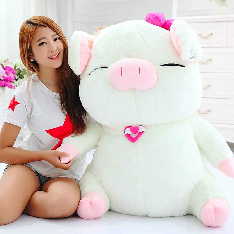 Stuffed Toy Large 80cm Cartoon Pig Doll ,soft Plush Toy,throw Pillow Home Decoration Birthday