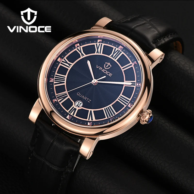 

VINOCE 2018 Fashion Quartz Watch Men Watches Top Brand Luxury Male Clock Business Mens Wrist Watch Hodinky Relogio Masculino